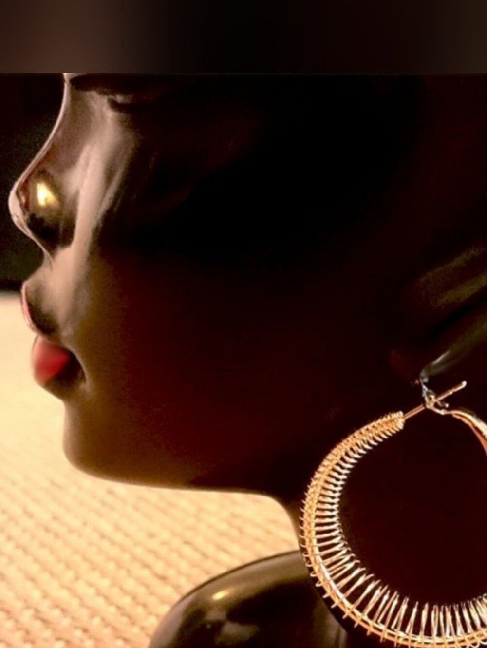40mm Coil Spring Hoop Earrings In Gold Tone - Medium